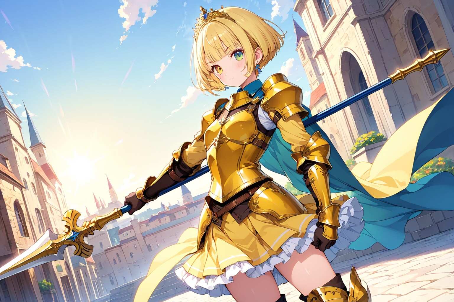 金糸雀色の姫騎士
