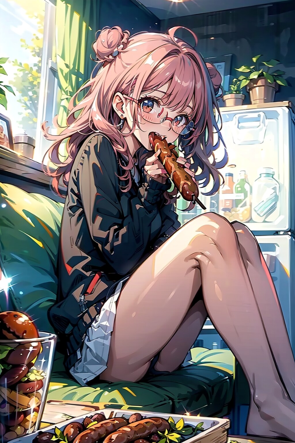 ソーセージ好きなんだー | の人気AIイラスト・グラビア