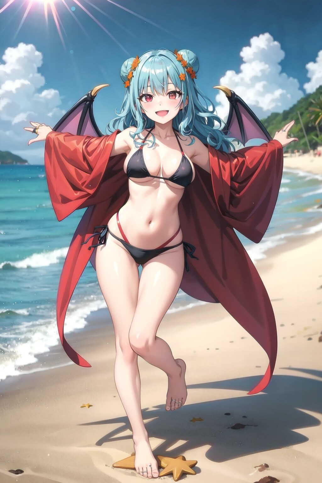 キュート黒ビキニ