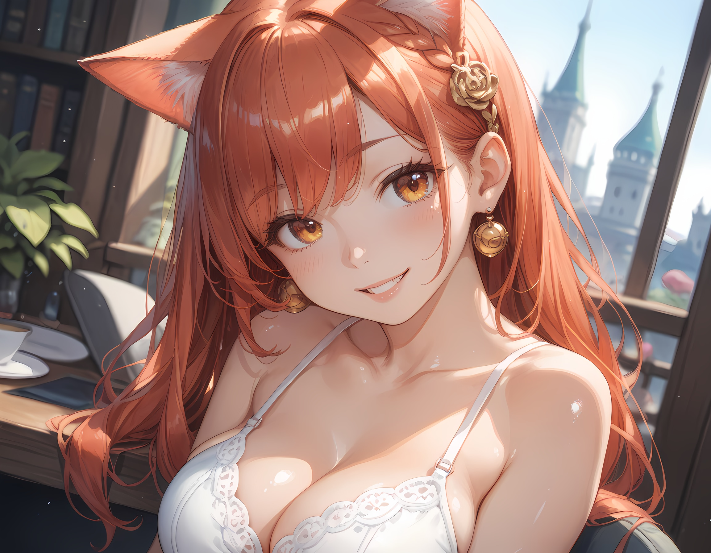 ちょっとリアルな猫耳ちゃん♪