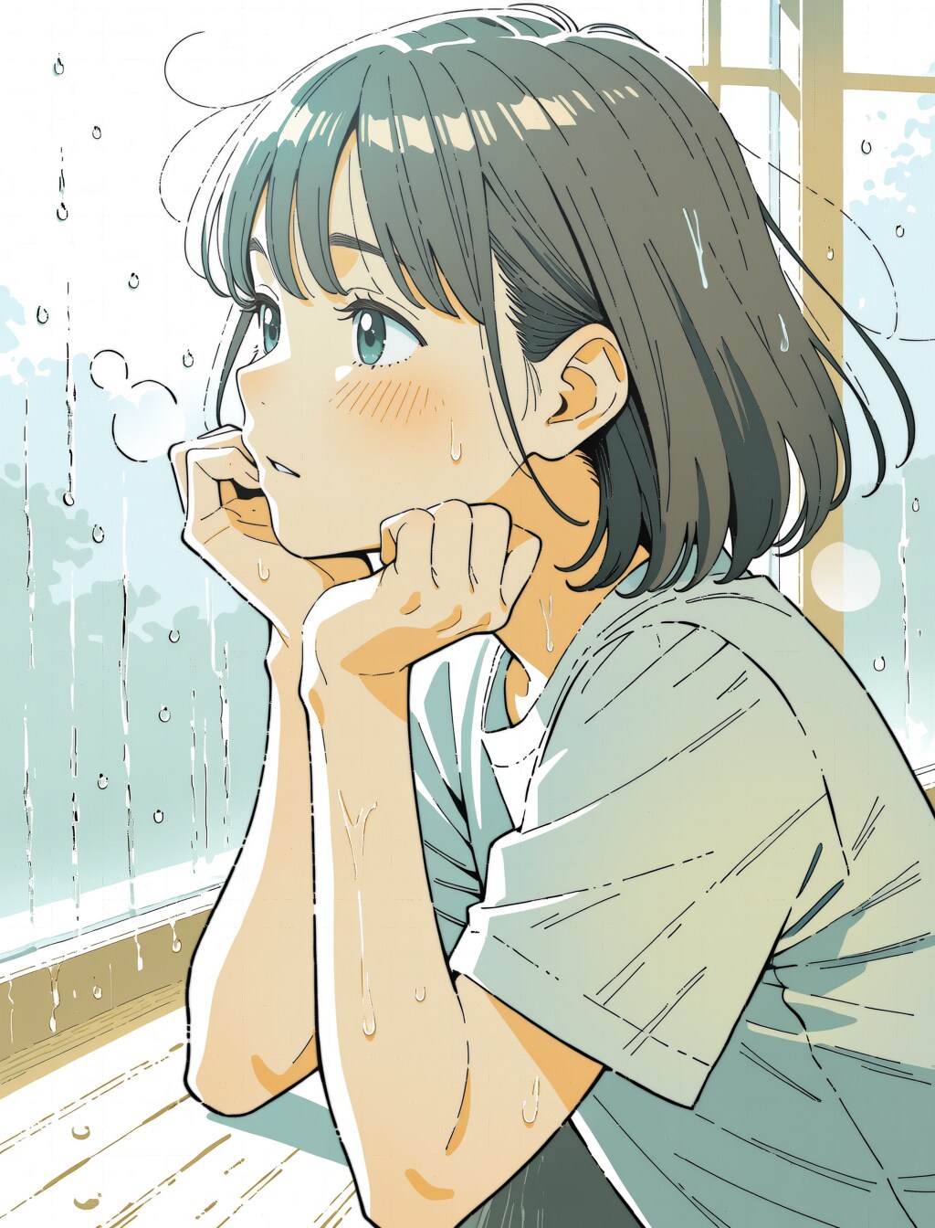 まどぎわ | の人気AIイラスト・グラビア