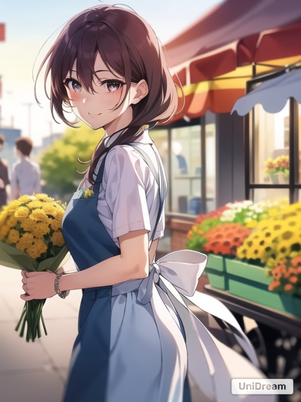 市場のお花屋さん