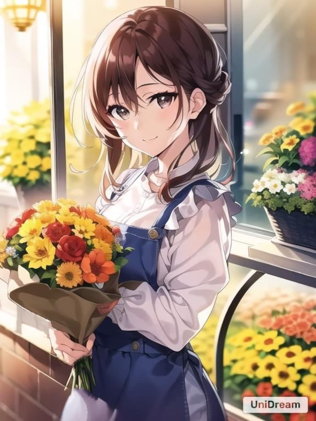 市場のお花屋さん