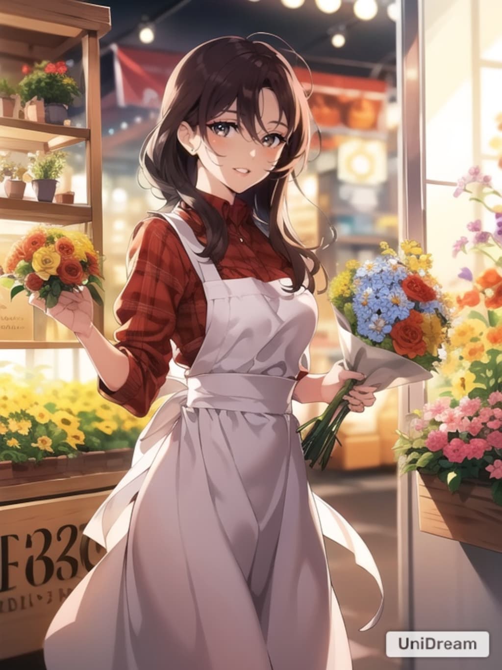 市場のお花屋さん