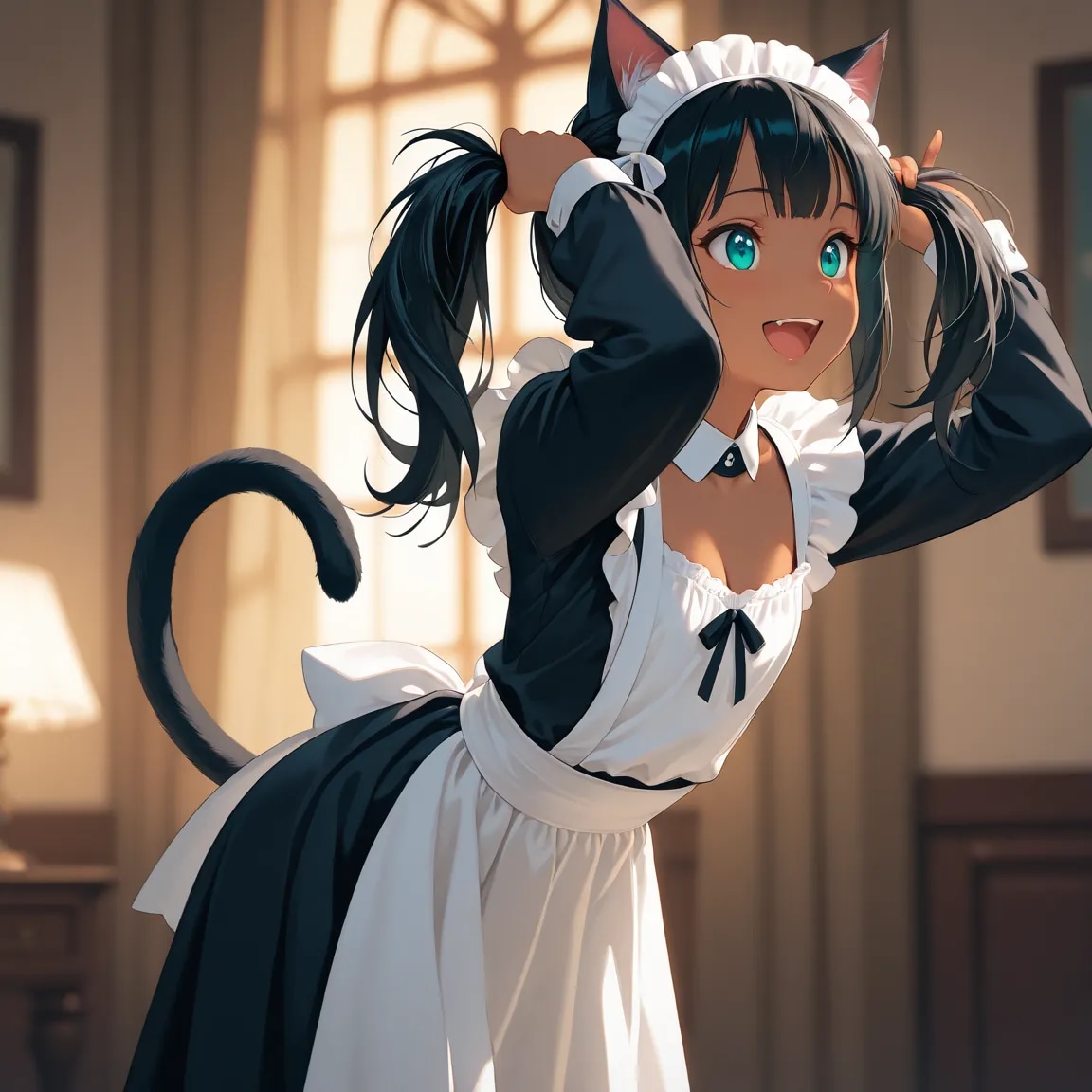 タマの擬人化「お姉ちゃん！お姉ちゃん！ツインテ。」
