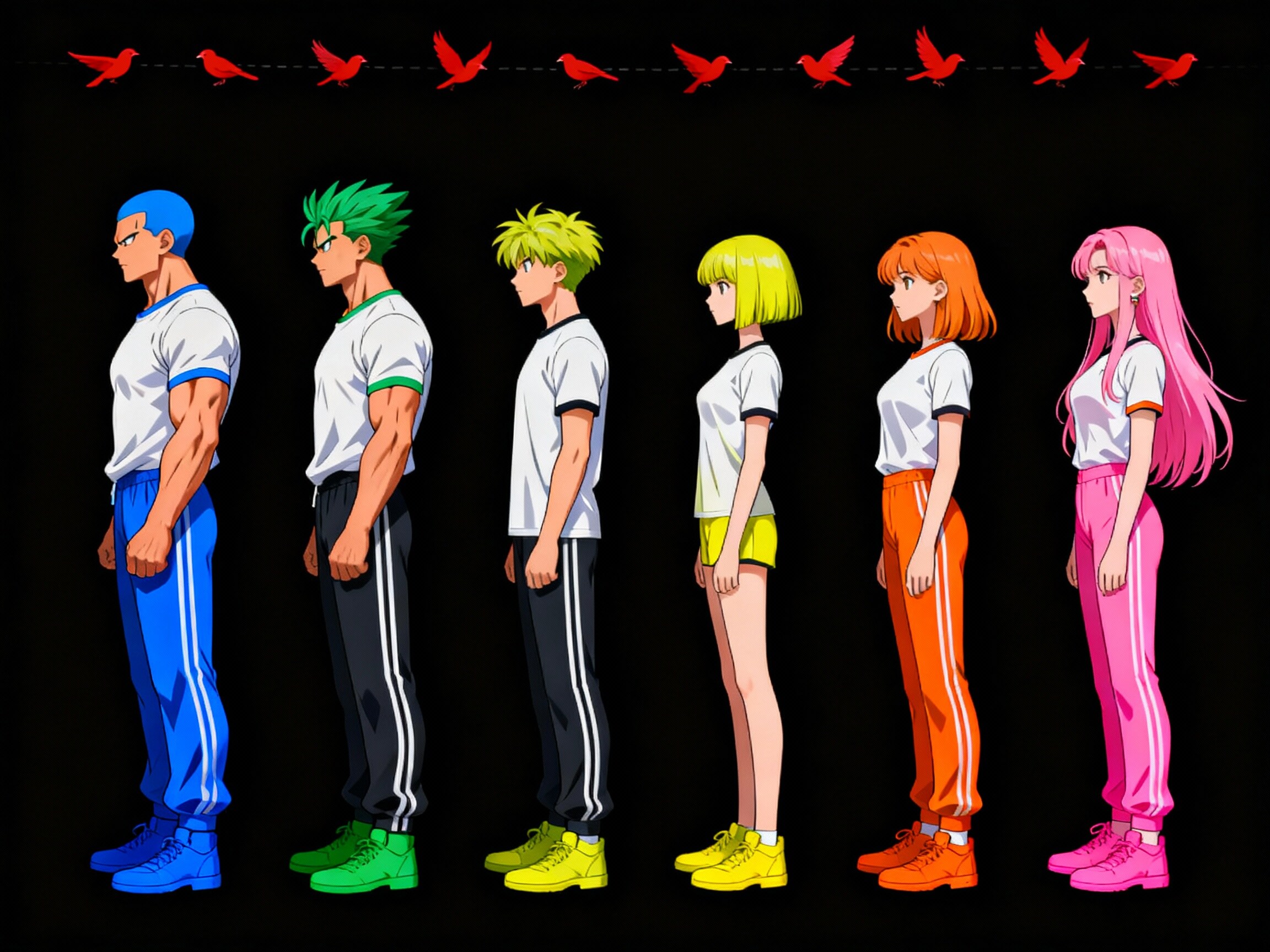 整列 3 | の人気AIイラスト・グラビア