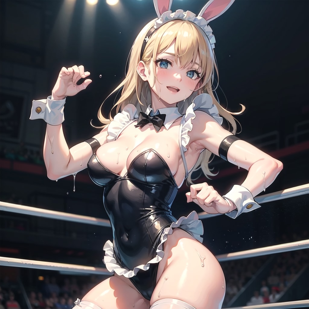 メイドバニーさん奮闘す