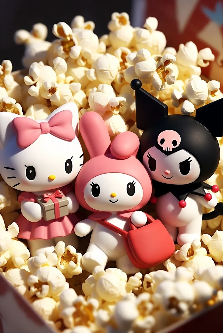 Hello Kitty & My melody & Kuromi | の人気AIイラスト・グラビア