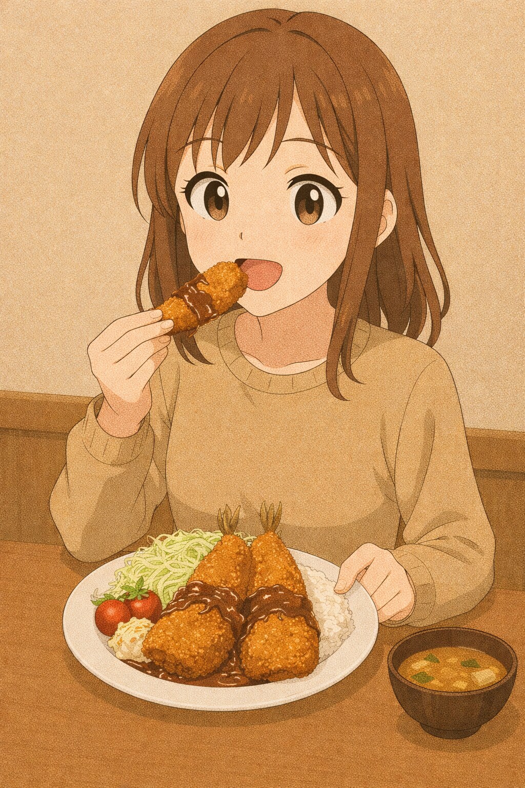 アジフライ(？) | の人気AIイラスト・グラビア