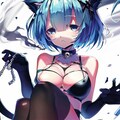 猫耳を付けたレム（その4） 2枚目
