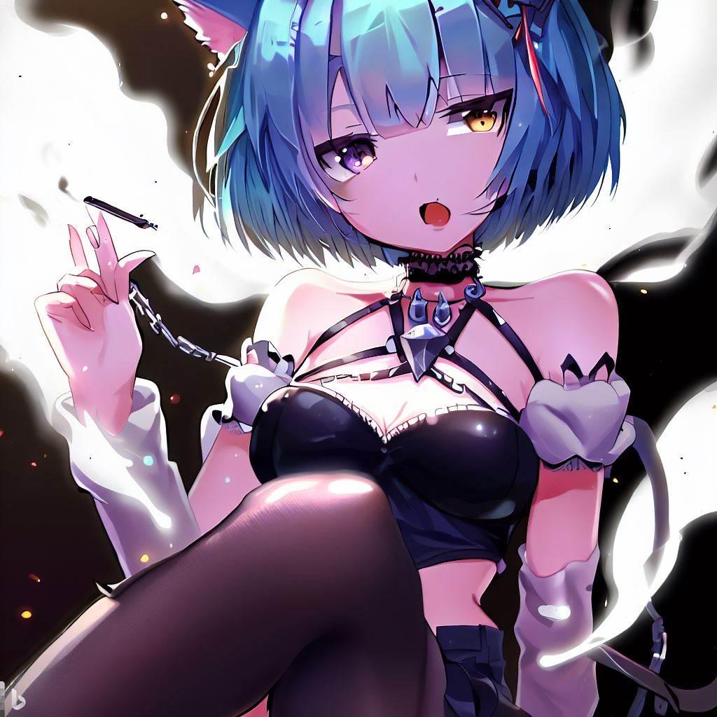 猫耳を付けたレム（その4）