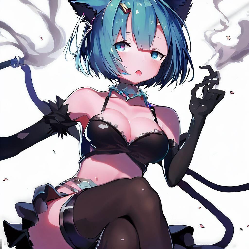 猫耳を付けたレム（その4）