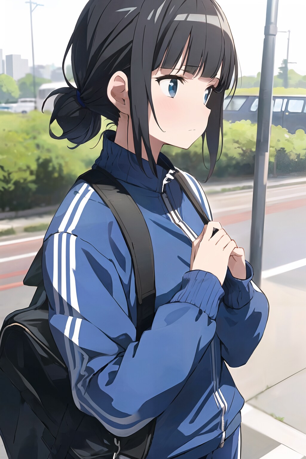 バス待ちネキ