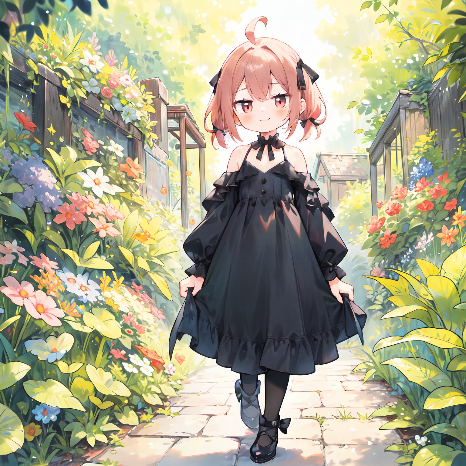 ジト目のおさげちゃん
