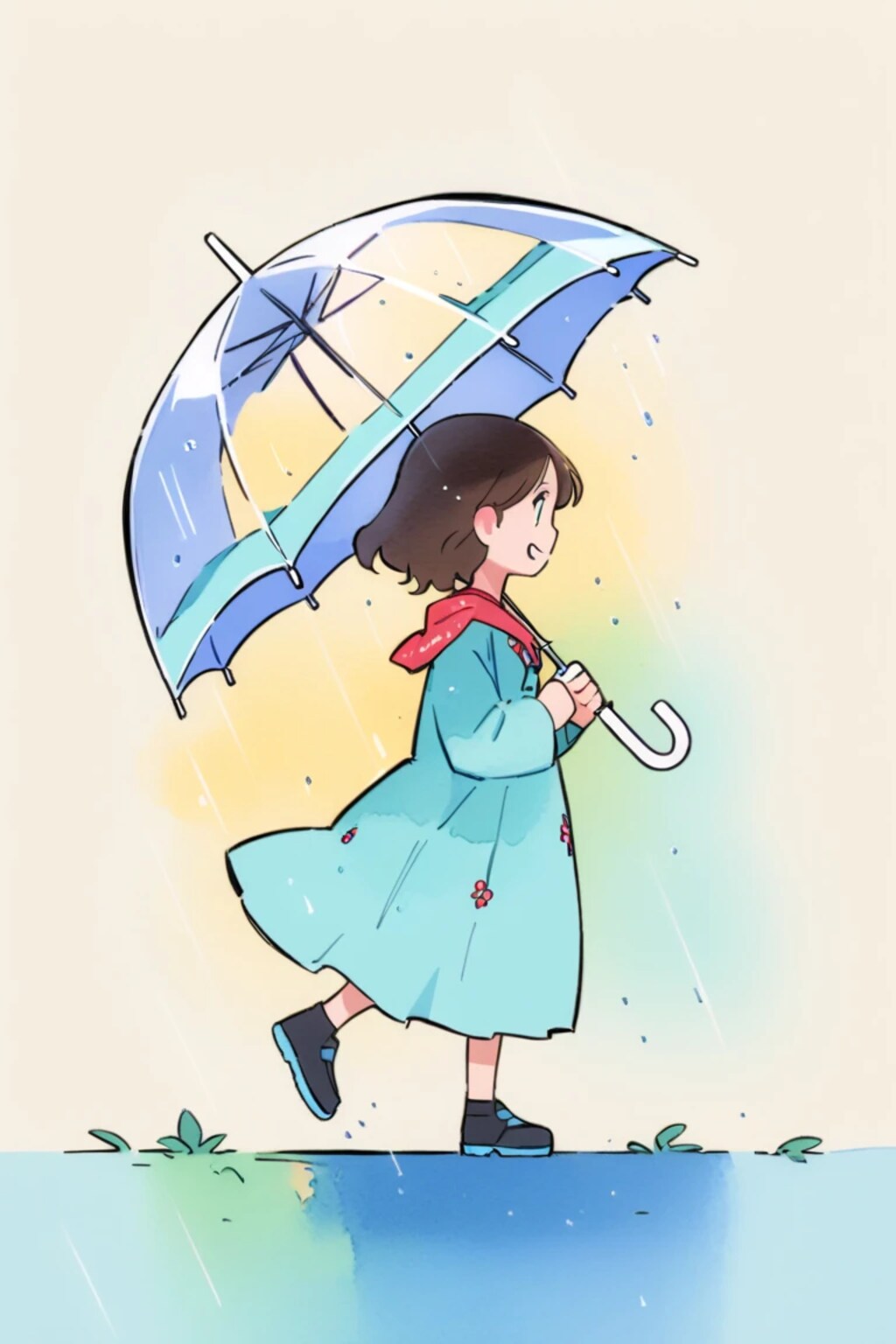 雨を歩く（オリジナル）