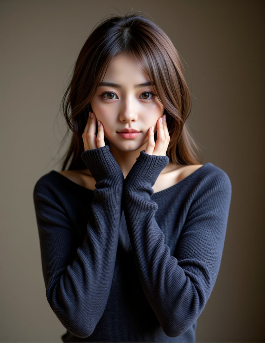 燃え袖セーター（カタログみたい）