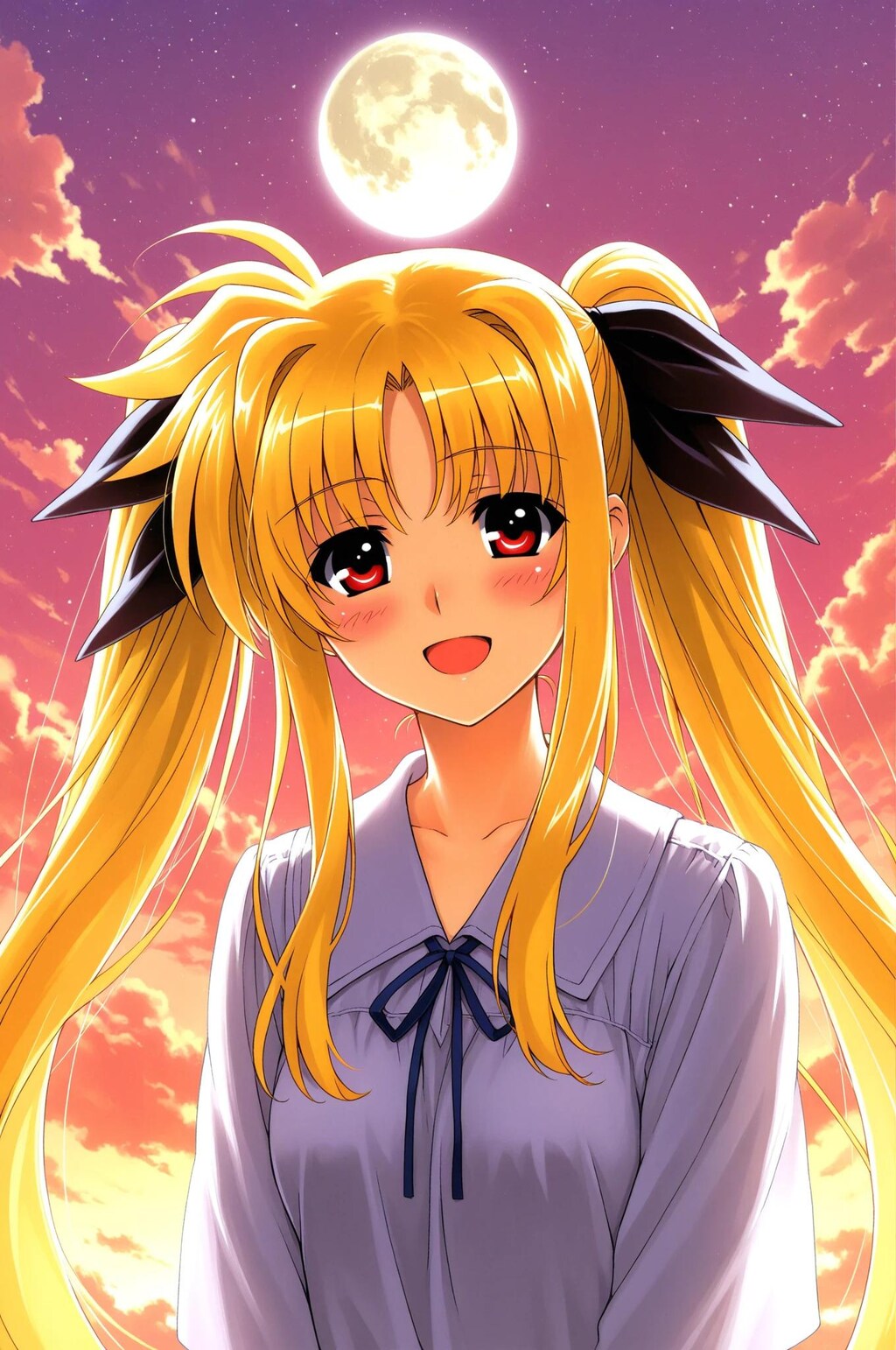 フェイト➡　笑顔