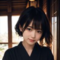 着物の少女と山吹の言の花 9枚目
