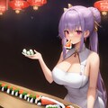 頼むから寿司を食べてくれ…笑 2枚目