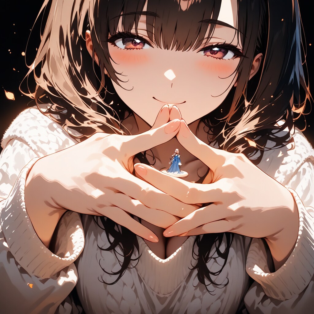 こう組むと妖精が見えるんだよ