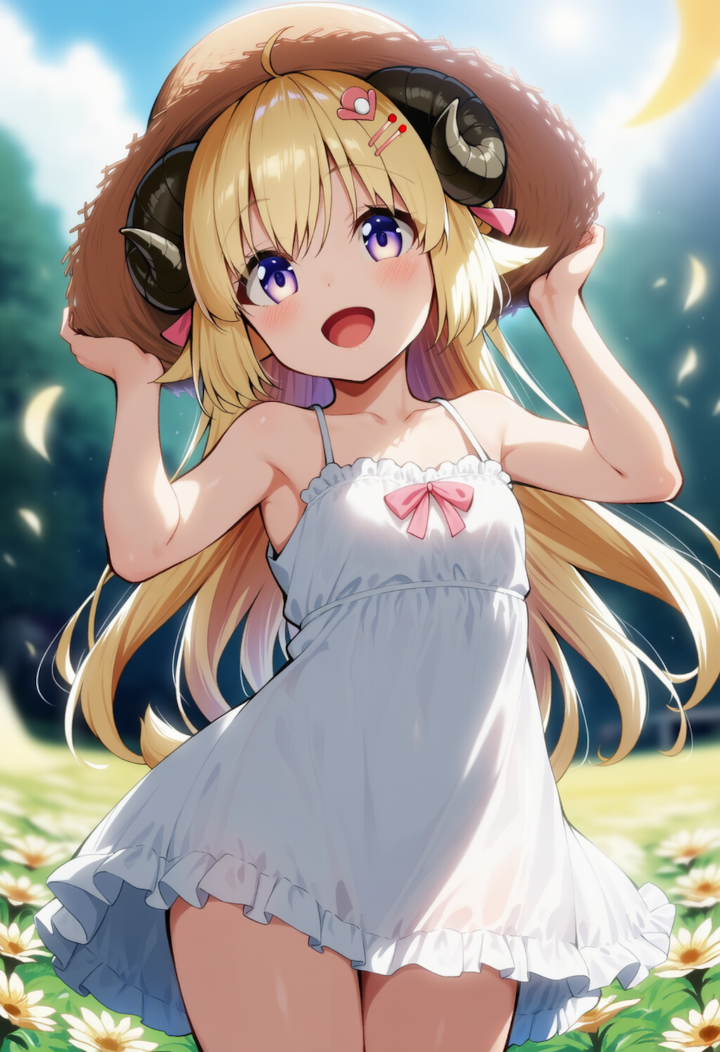 みてみて！かわいいでしょ！（角巻わため）