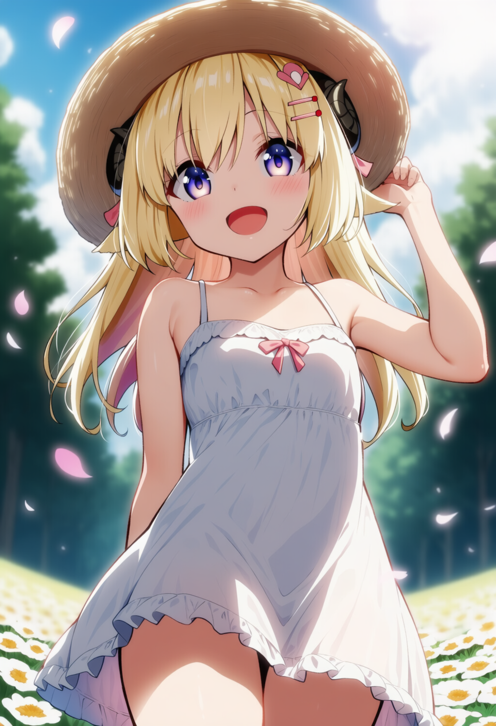 みてみて！かわいいでしょ！（角巻わため）