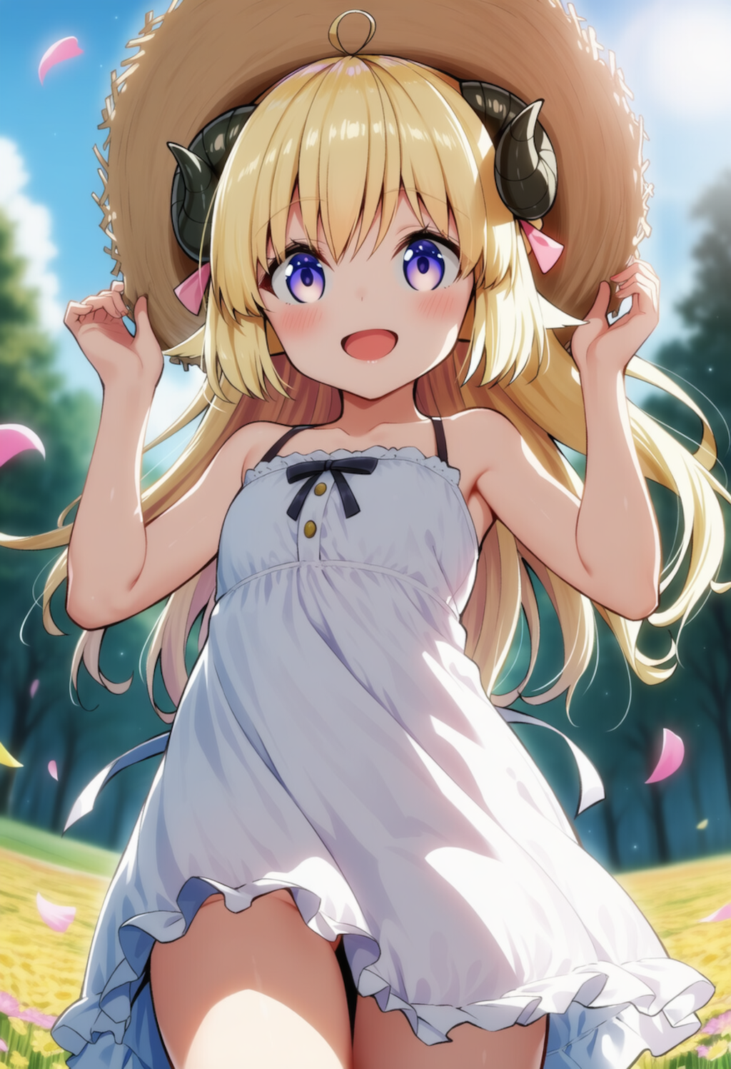 みてみて！かわいいでしょ！（角巻わため）