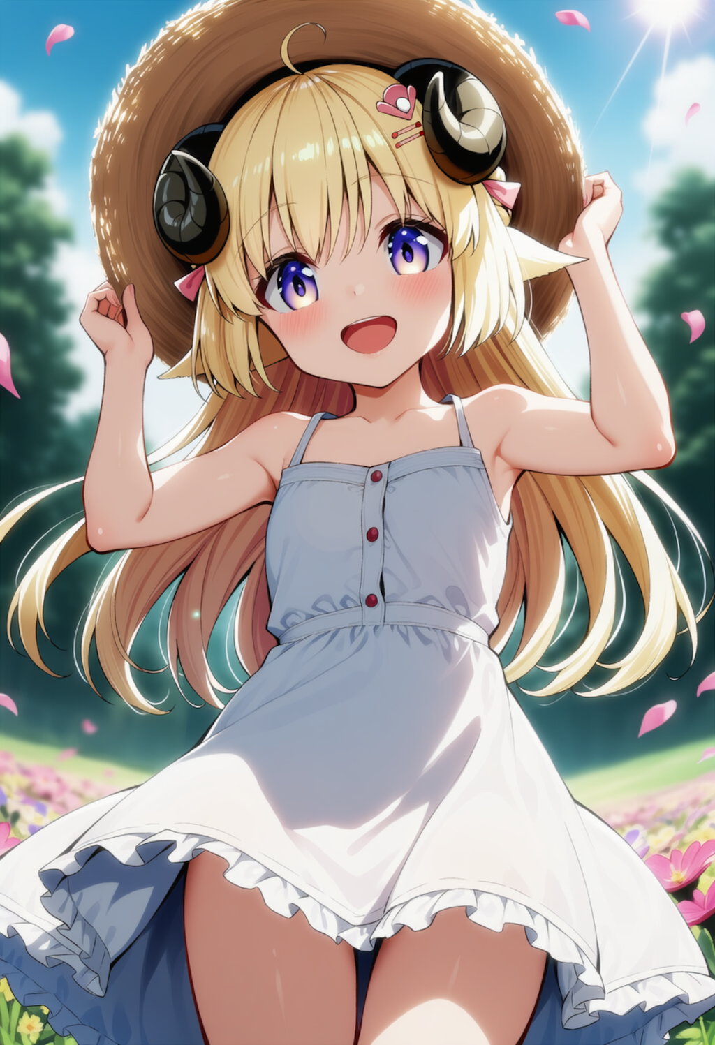 みてみて！かわいいでしょ！（角巻わため）