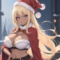 金髪ロングの褐色サンタ その2 7枚目