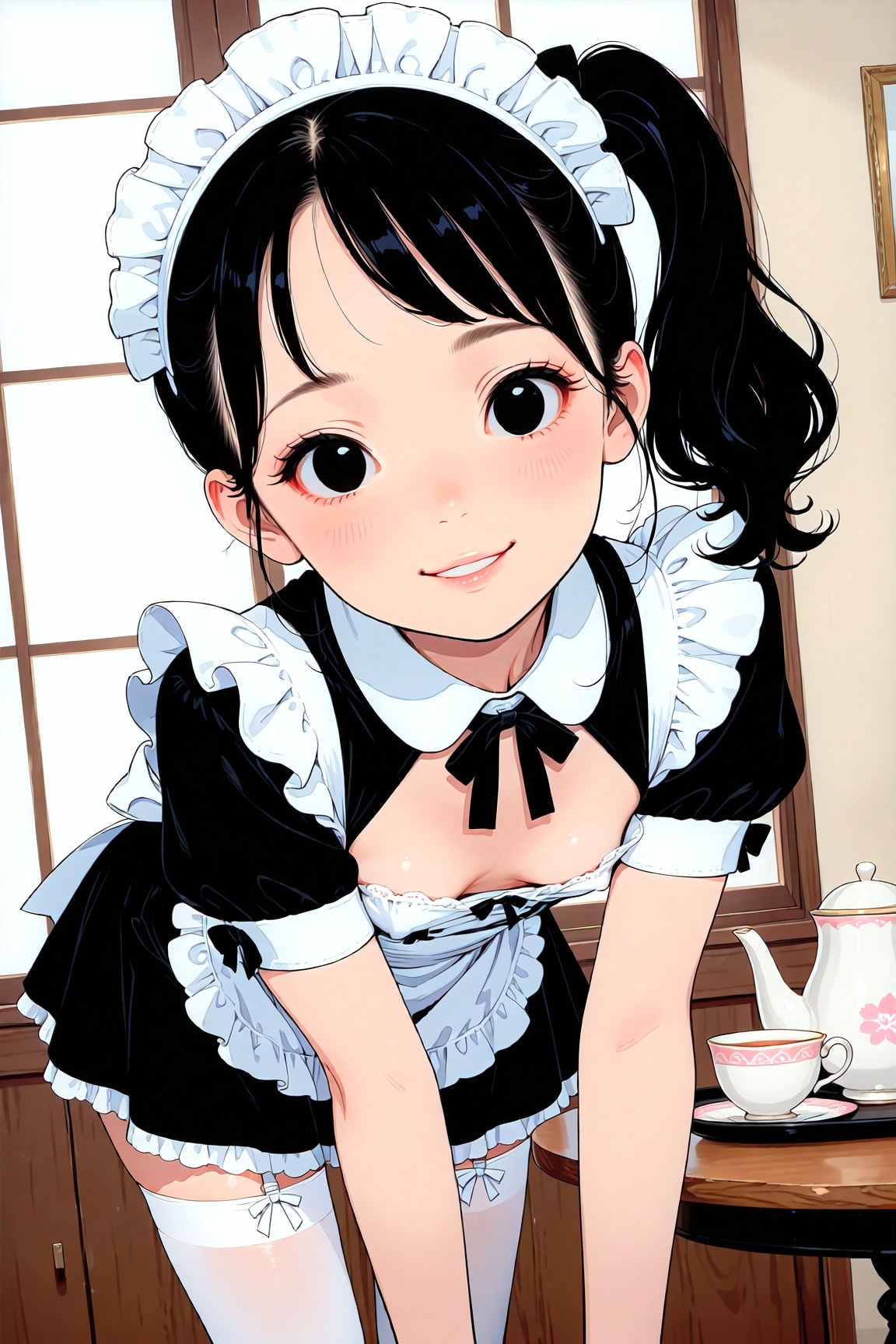 メイドさんのいるお店 | の人気AIイラスト・グラビア