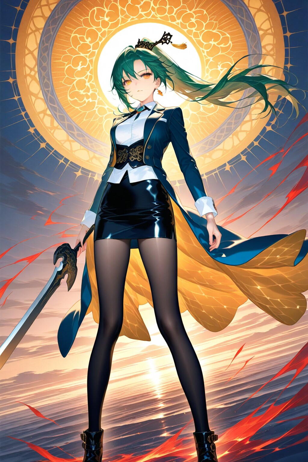 究極精細に描かれた美女の芸術的線画