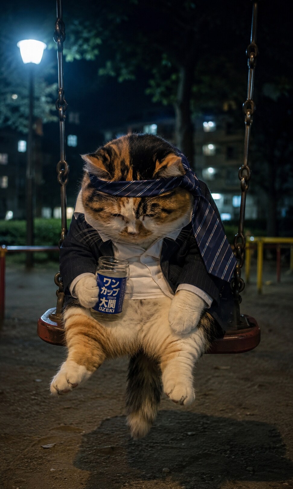 【本日の癒し】飲んでねぇとやってらんねぇ | の人気AIイラスト・グラビア