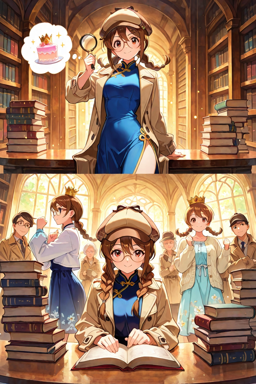 本の世界に夢を見る