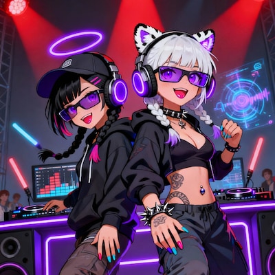 Seedream版な姉妹。