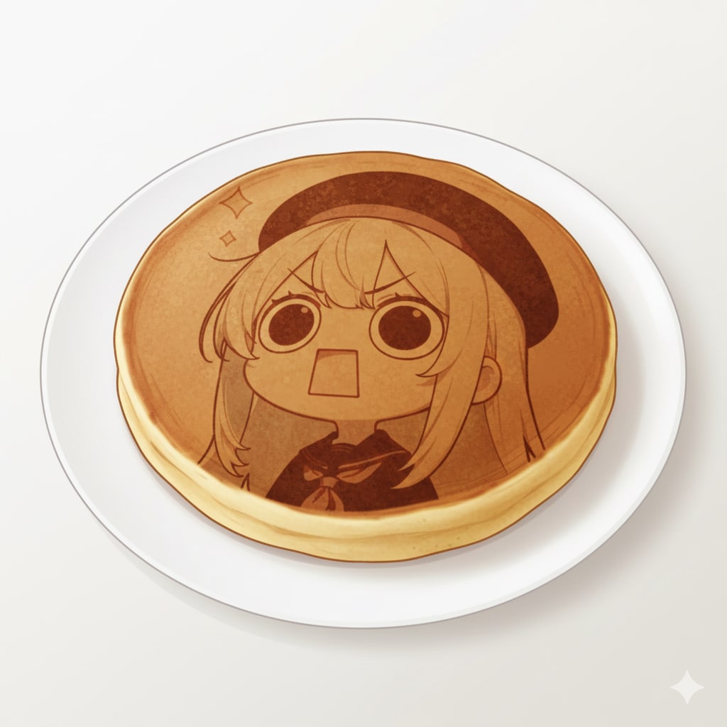 えらいこっちゃ嬢のホットケーキ