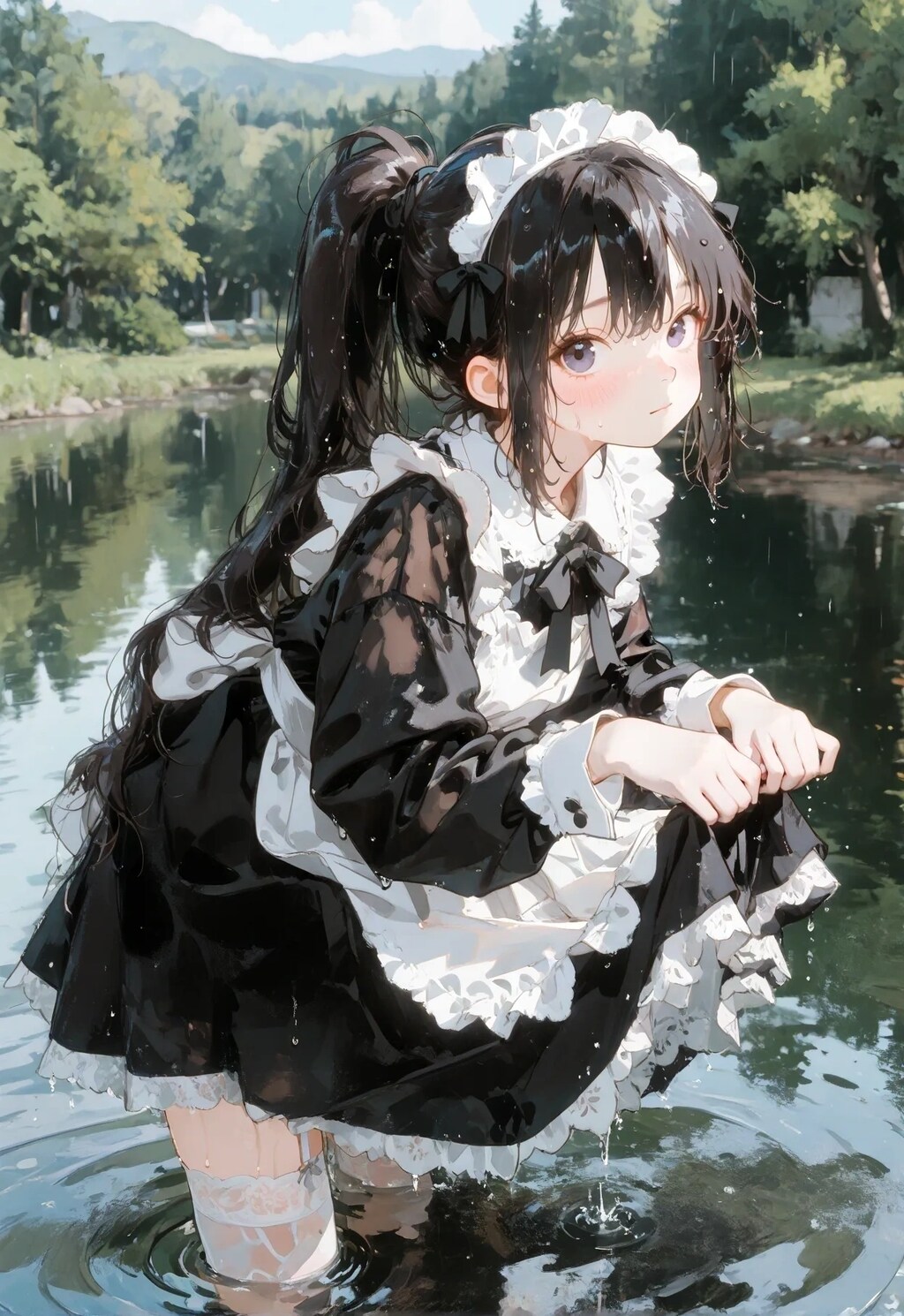 水も滴るいいメイド