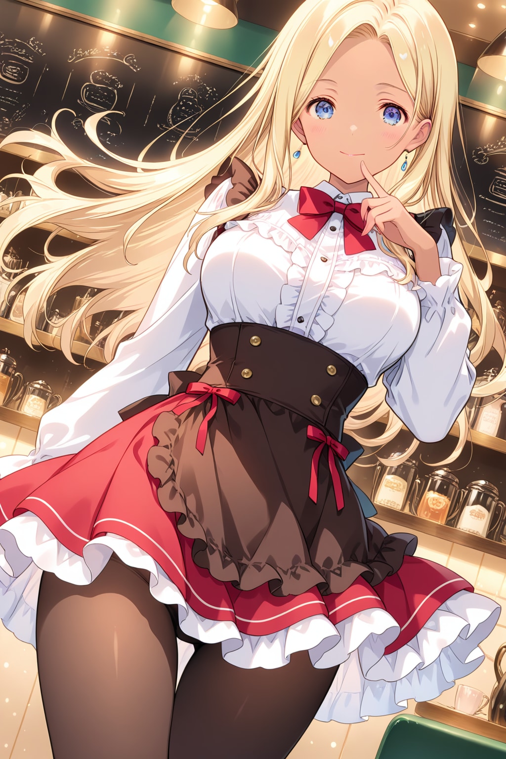 ウェイトレス姉さん | の人気AIイラスト・グラビア