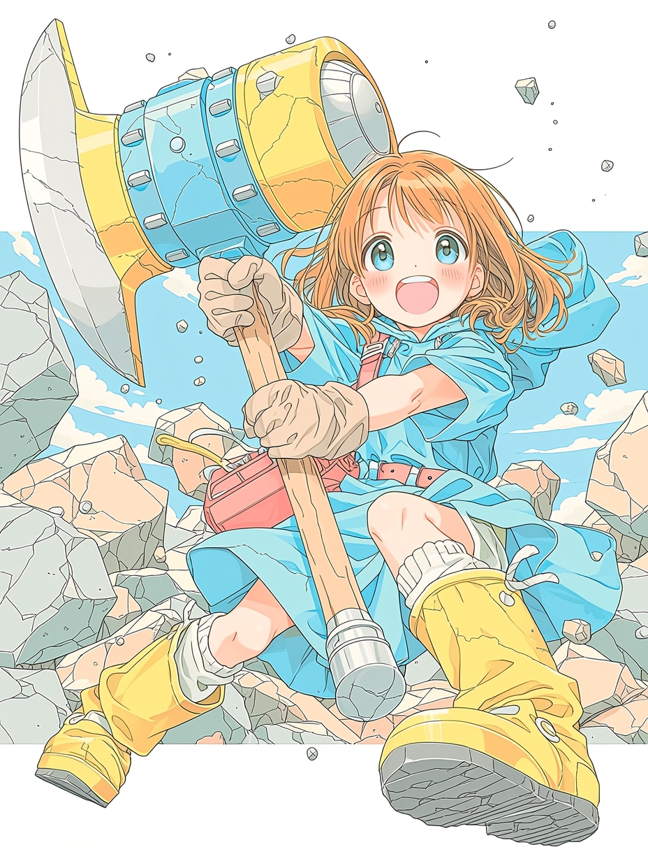 私の自慢のハンマー！