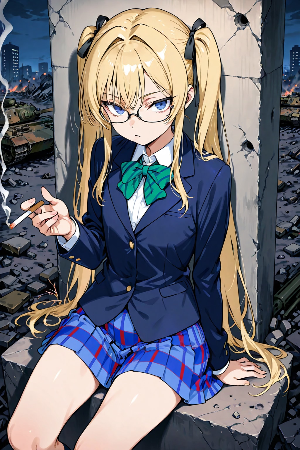 第11駆逐隊　曇天を貫く一筋の硝煙 | の人気AIイラスト・グラビア