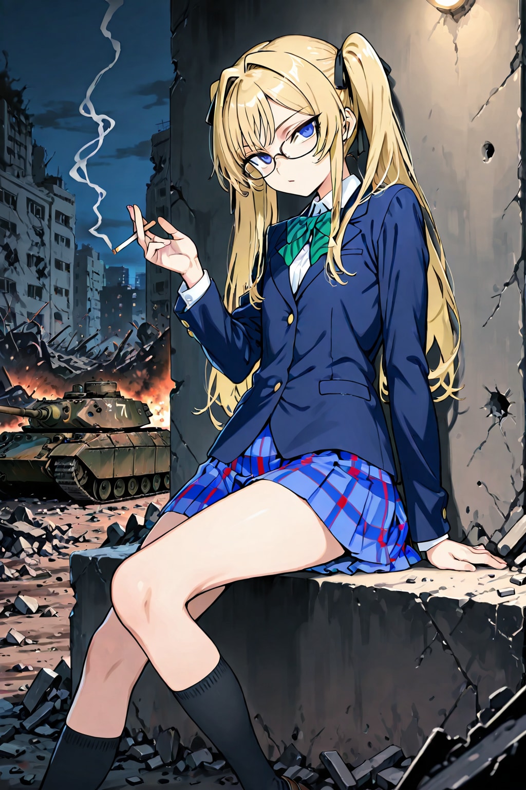 第11駆逐隊　曇天を貫く一筋の硝煙