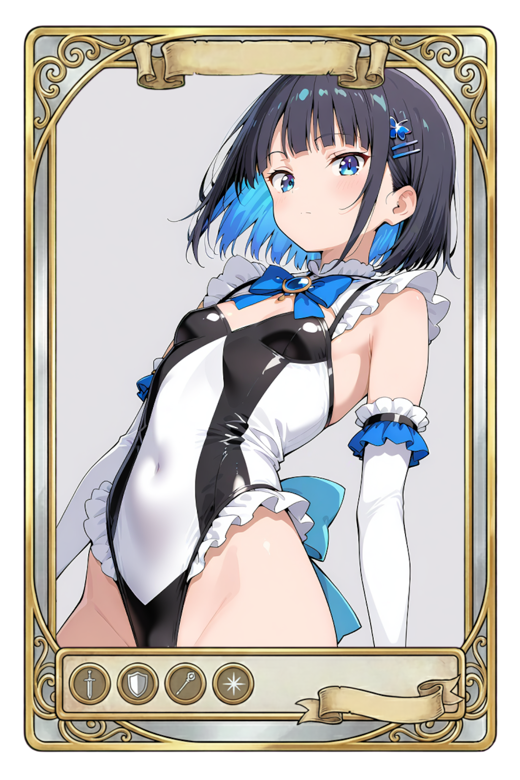 トレーディングカード（魔法少女と悪の女幹部）