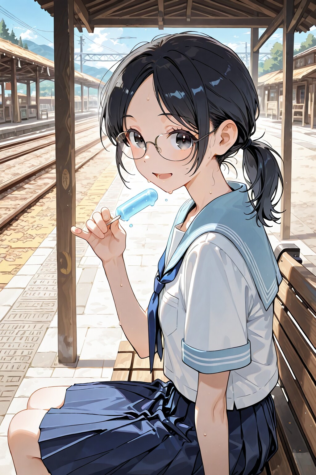 眼鏡×公立ダサ制服女子１６