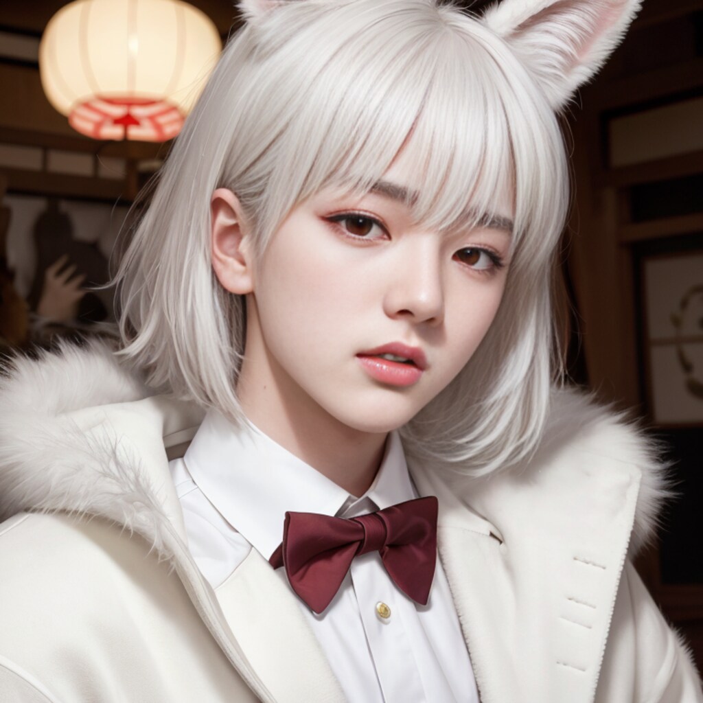 男の娘ポートレート（うさぎ系男子）