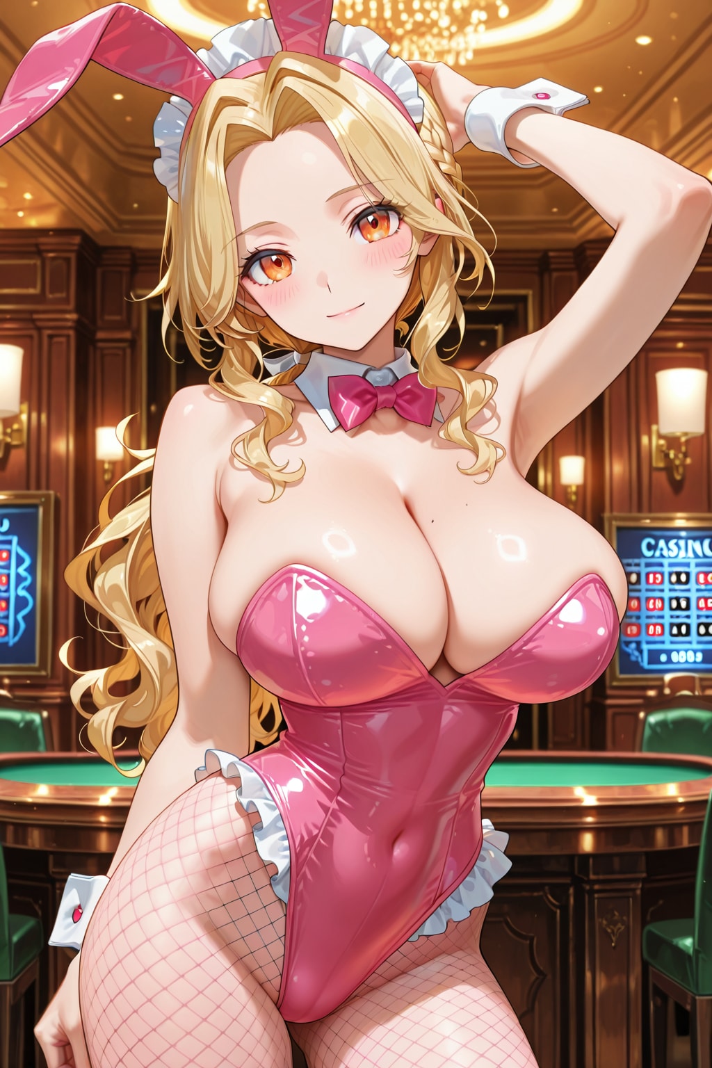 バニースーツのメイドさん