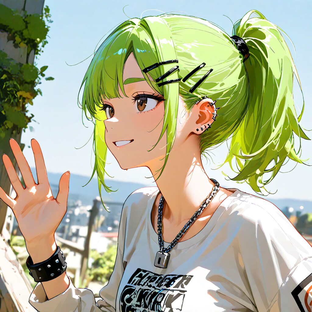 南京錠ネックレス。