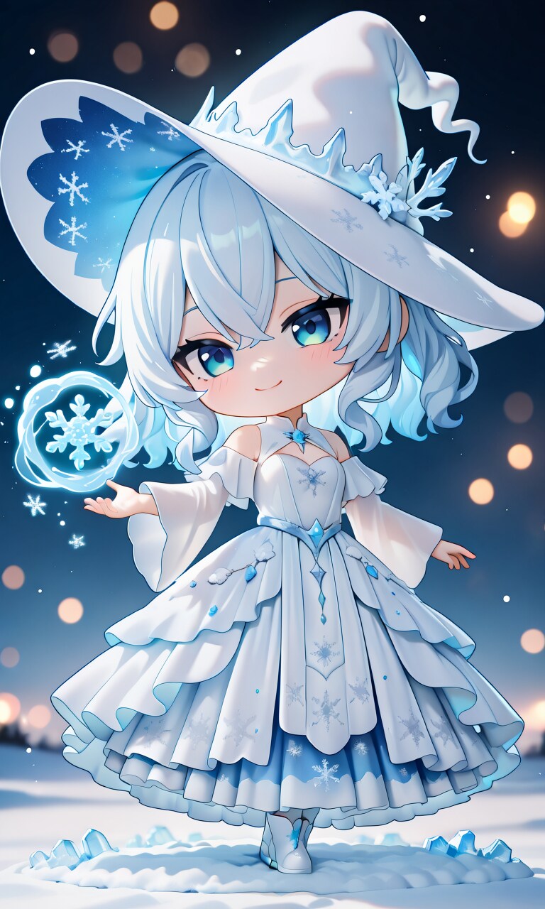 氷の魔法で彩る冬