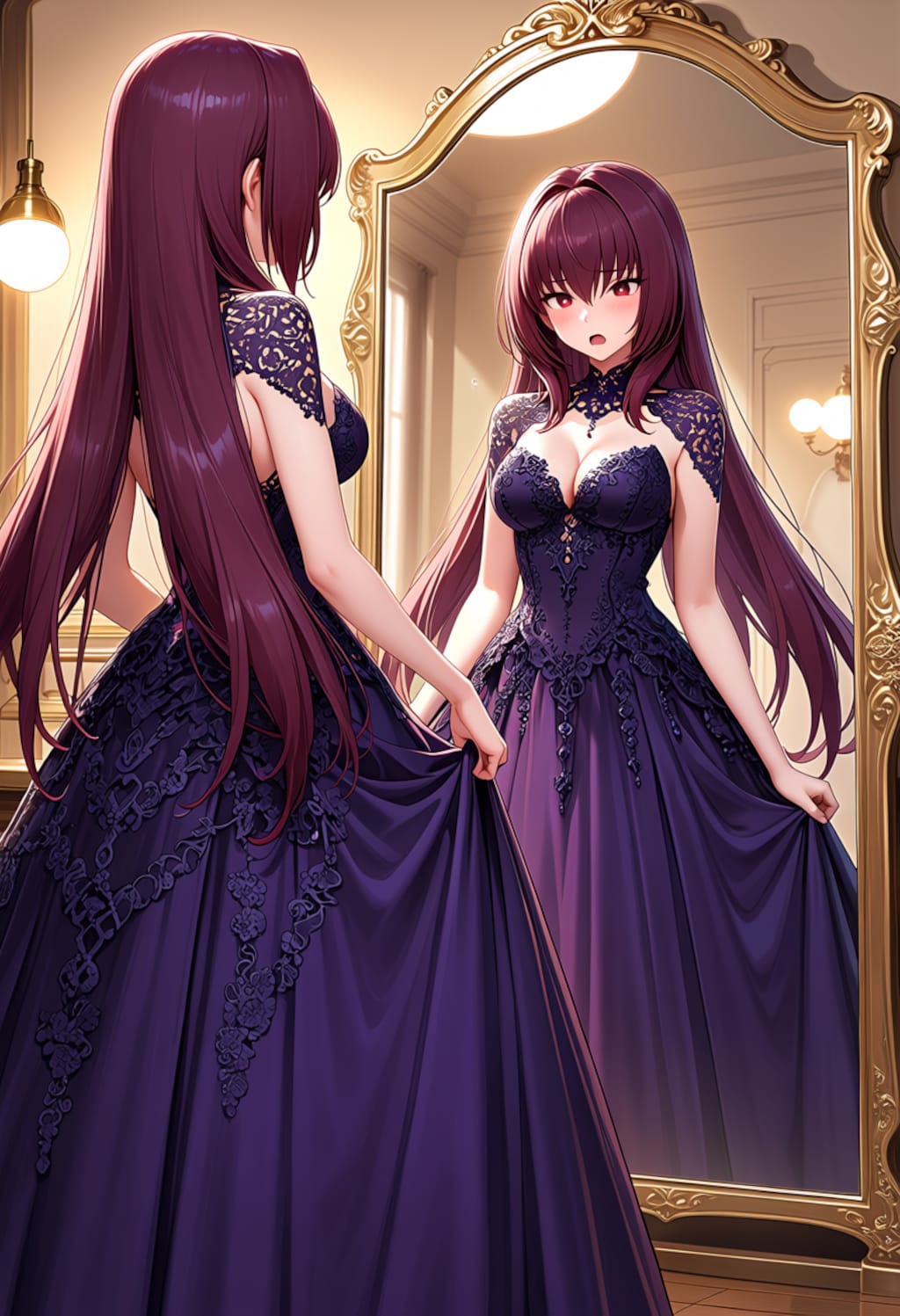 夜に咲くドレス