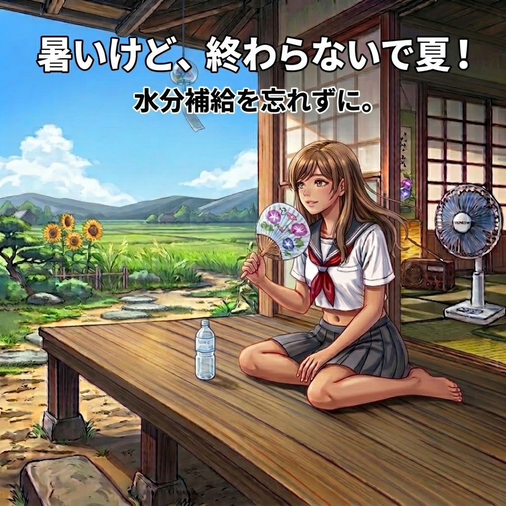 皆さん、今日もしっかり水分補給してね！32 | の人気AIイラスト・グラビア