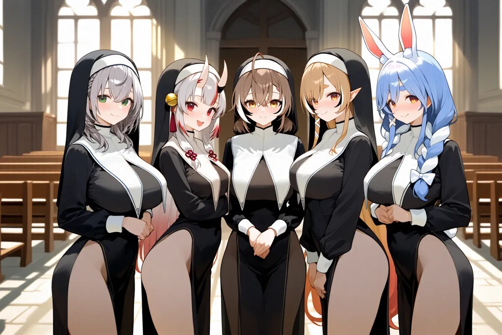 ホロライブ　教会１　朝