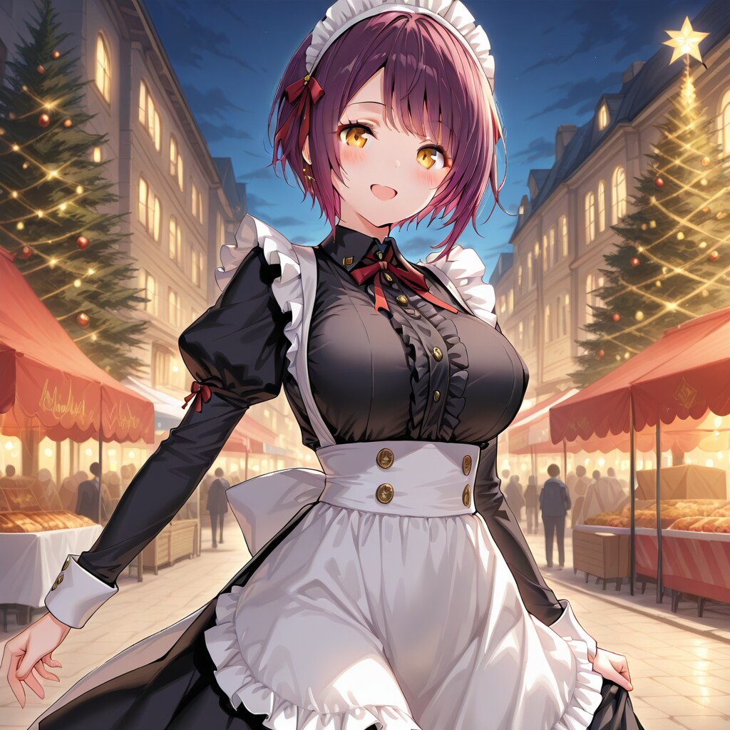 こんばんは（挨拶メイドの芽衣ちゃん）